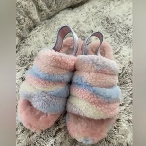 Fluff yeah Ugg slippers Pastel